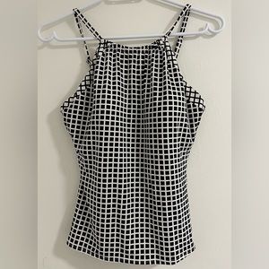 La Vie en Rose halter tank bathing suit top